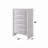 Ireland 5 Storage Drawers Chest, White Finish-1228124204