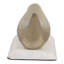 Figurine sculpturale en métal à deux oiseaux avec base en marbre pour décoration intérieure