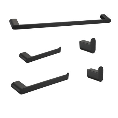 5 -Piece Stainless Steel Bathroom Hardware Set With Mounting Hardware