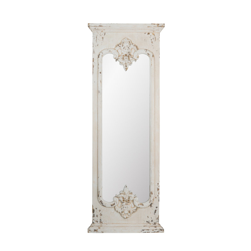 21.5" X 59" Full Length Mirror With Solid Wood Frame, Floor Mirror For Living Room Bedroom Entryway