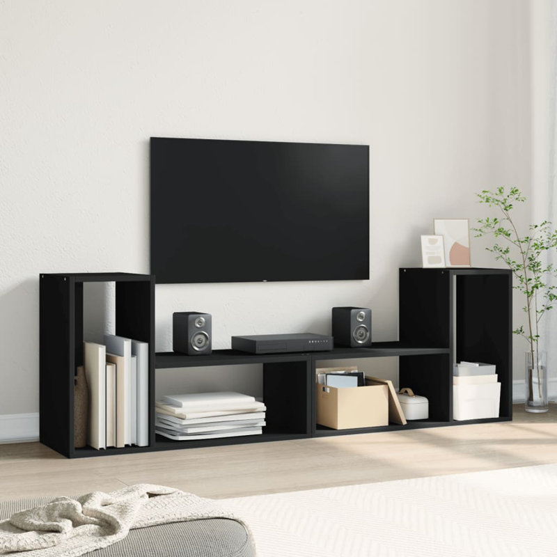 Minire TV Stand for TVs up to 28", Black, 75cm W