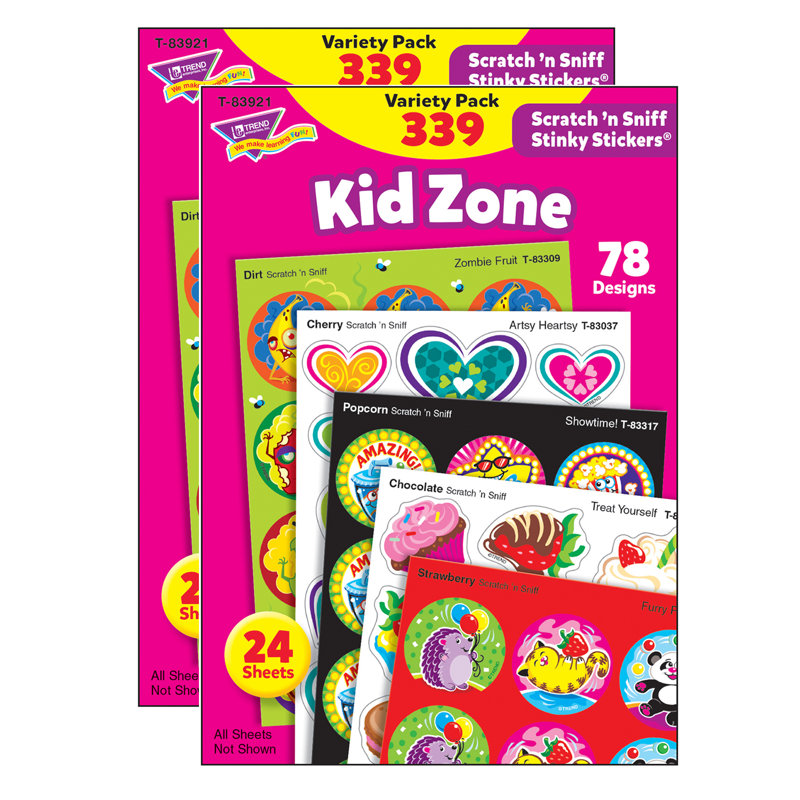 Ensemble d'autocollants tendance pour enfants