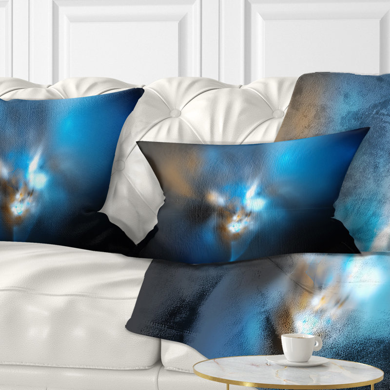  Coussin abstrait fractal Mystic, Rectangulaire, 12 po x 20 po