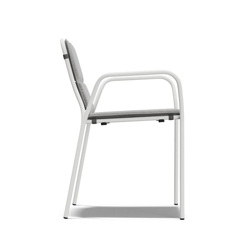 XY Outdoor Dining Chair, White