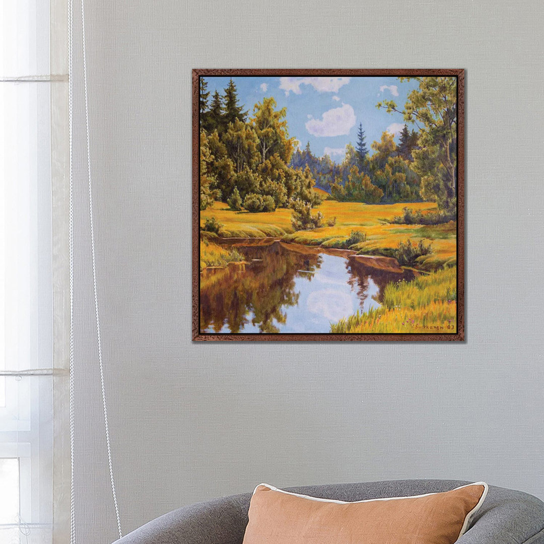 Quiet River von Veikko Suikkanen - Galerie-verpackte Leinwand Giclée auf Leinwand