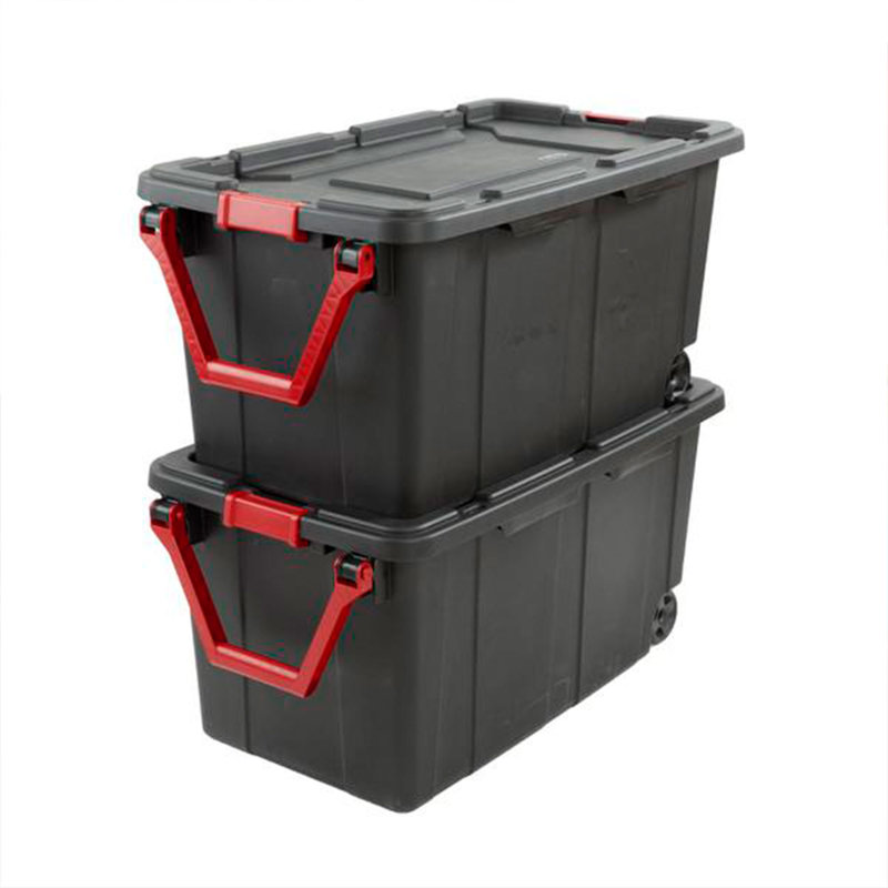 Plastic Storage Bin Set, 8 Pack