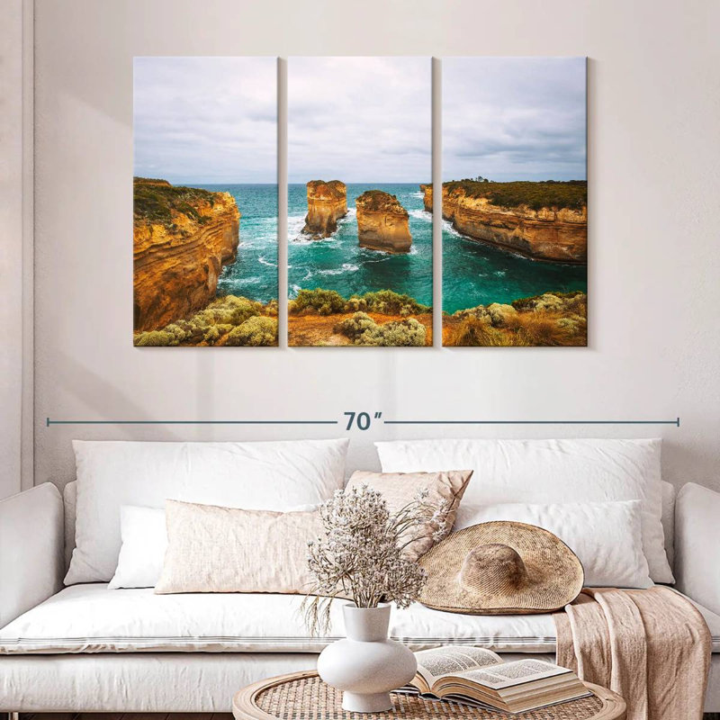 Gillard Loch Ard Gorge Cliffs, 32" H x 50" W