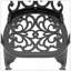 Ensemble de 5 meubles de patio en aluminium coulé avec cadre noir et coussins de siège