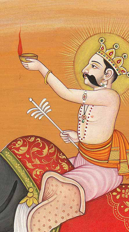 Raga Dipaka (Deepaka) | Aquarelle sur papier