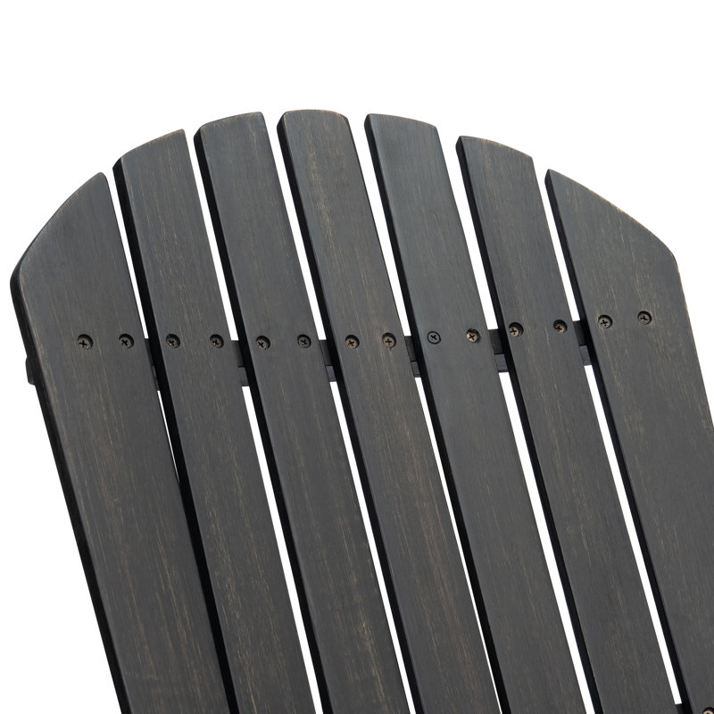 Wood Chair - Foldable For Rustic Outdoor Living Wood, Construction, Black