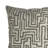 Beige Labyrinth Geometric Reversible Throw Pillow-516314756