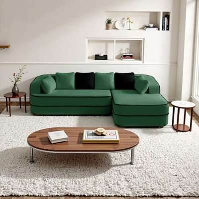 Canapé en velours modulaire Cloud-Like Teddy