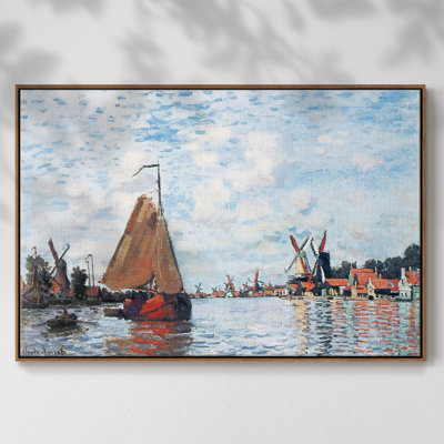 Zaan At Zaandam, 1871 01, reproduction d'art sur toile
