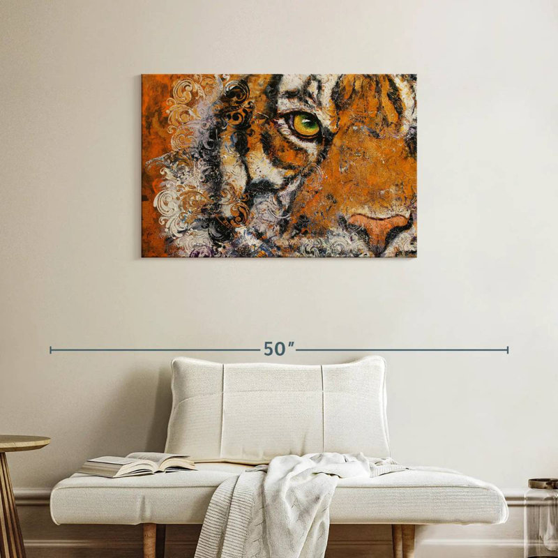 Brampt Royal Tiger Eye, 24" H x 36" W