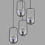 Lustre industriel scandinave, 100% métal, hauteur 27,6 po x 11,8 po | Peinture séchée au four et revêtement dégringolé | Douille E27, 40 W maximum | Finition noire élégante, parfaite pour les espaces de vie modernes et les salles à manger-1086907133-1086907134