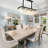 Geboe 6 - Light Dimmable Kitchen Island Square / Rectangle Chandelier