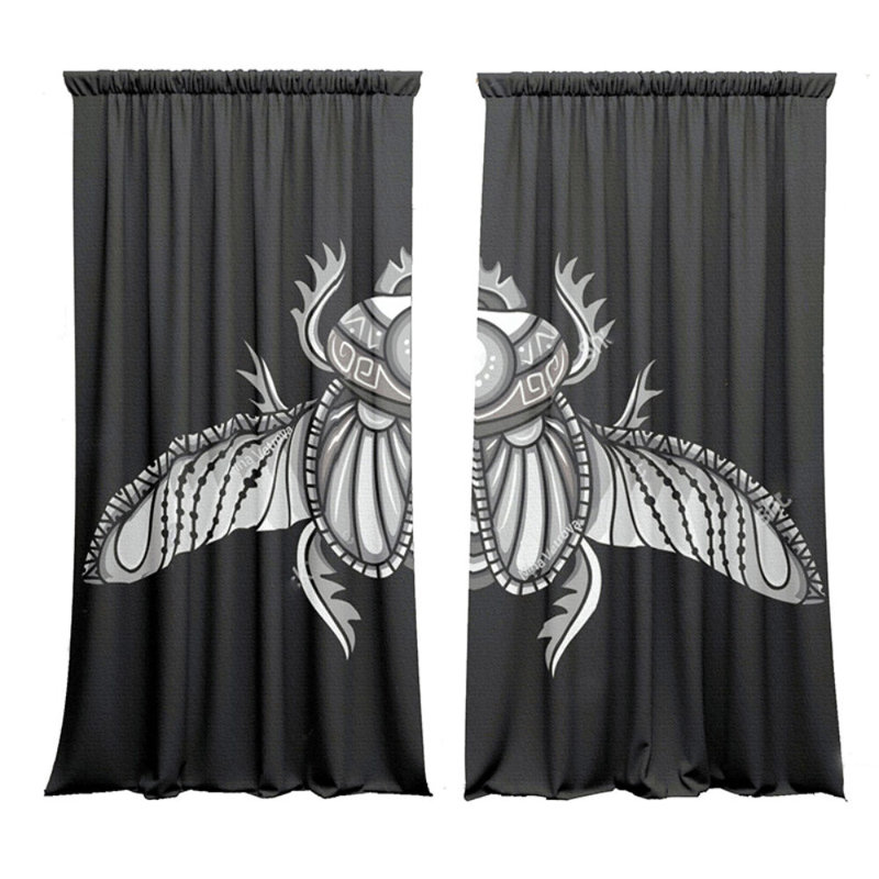 Momodou Velvet Blackout Curtain Panel Pair, 148cm x 400cm