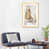 Toile avec cadre en bois beige n'est pas disponible
