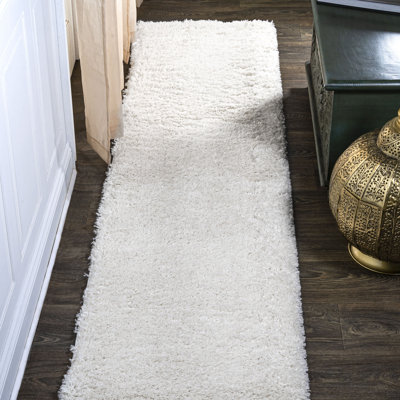 Tapis ivoire à poils longs Anttwan