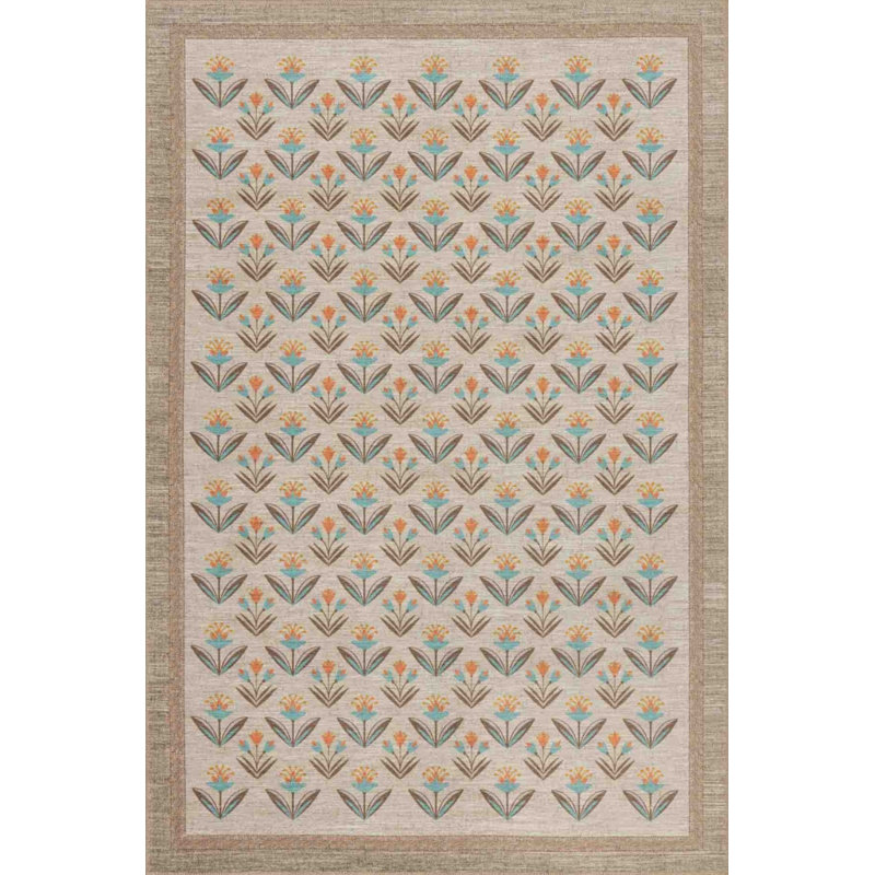 Tapis en chenille Heileman, Rectangle 3 pi 10 po x 5 pi 3 po
