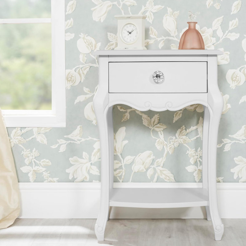 Bedside Table, White