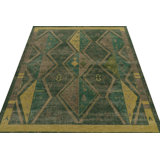 One-of-a-Kind Rectangle 8’1” X 10’ Hand Knotted Area Rug