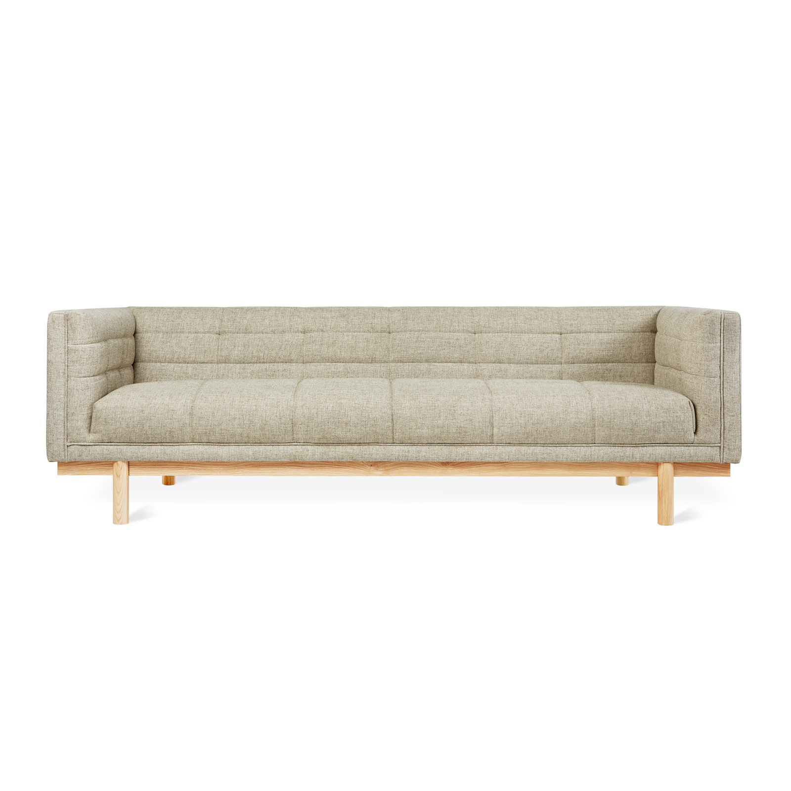Gus* Modern Mulholland 87" Sofa, Caledon Antler Performance Plainweave