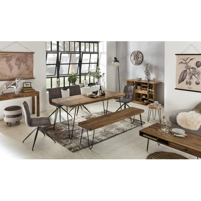 Altmar Solid Wood Bench