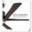 Museau Ceiling Fan with LED Lights-361278047