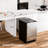 COTLIN 15"W Under Counter/Freestanding Ice Maker Machine  25 Lbs/Day Production Clear Crescent Ice ,Self Cleaning and No Draining Required