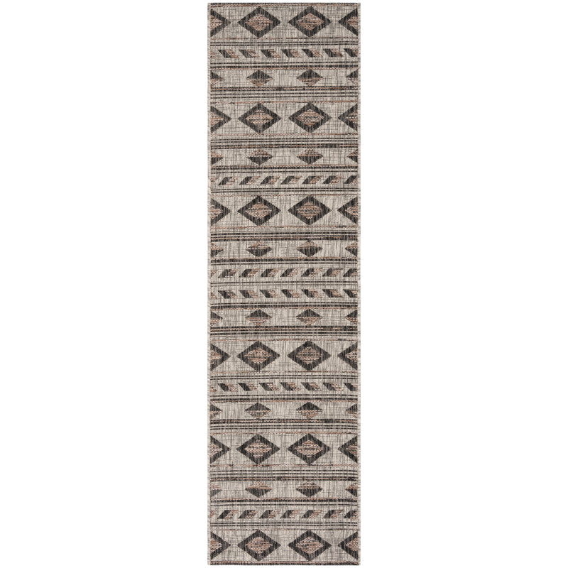 Tapis d'intérieur / extérieur à motif géométrique Amarien Performance, Tapis de couloir 2 pi x 8 pi