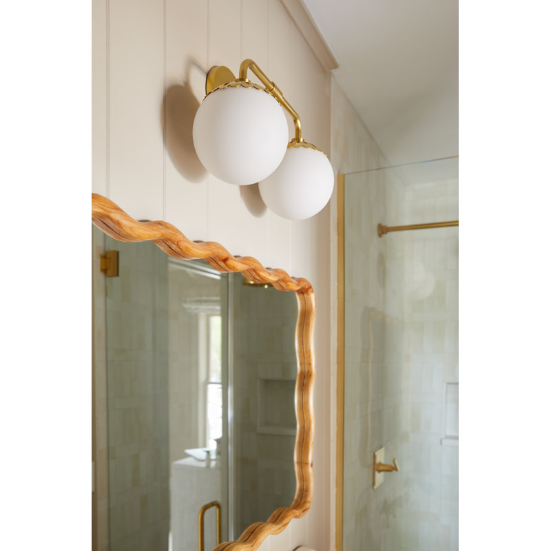 Deniaud 2 - Light Vanity Light, Aged Brass