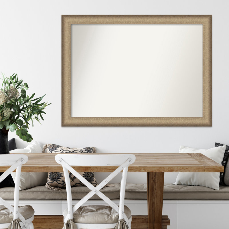 Miroir d'appoint mural en plastique, 32 po x 43 po