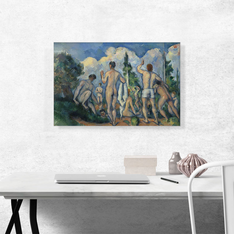 The Bathers 1891 - impression, H 18 po x l 26 po x P 0,75 po