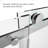 56-60"W X 76"H Sliding Shower Door, Frameless Glass Shower Door With Hardware, Towel Bar And Handle,Drop Shipping Available-111671032
