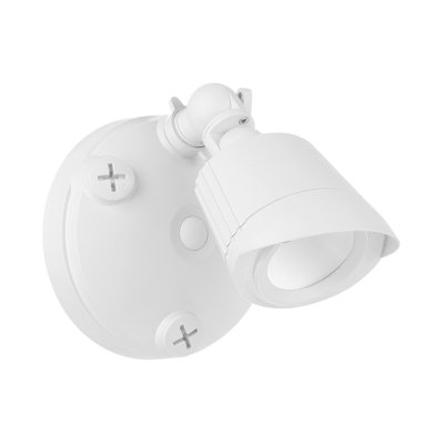 LED Single Flood Light in Black