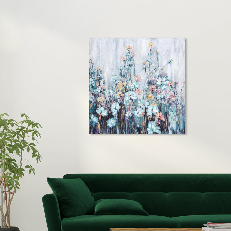 " Mint Shadows " by Wynwood Studio, 30" H x 30" W x 0.8" D
