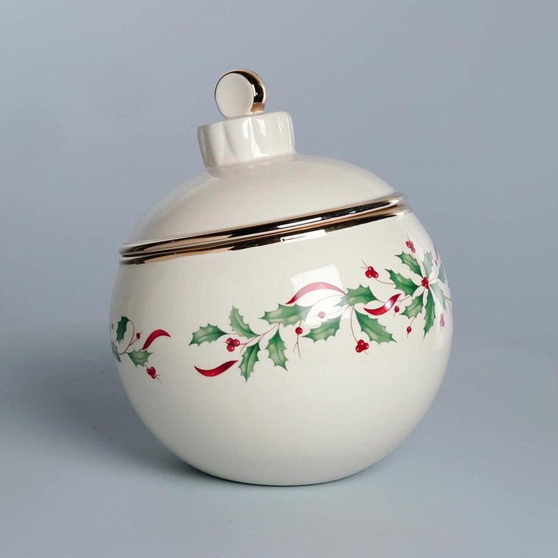 Holiday Ornament Cookie Jar