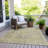Machine Washable Indoor/Outdoor Xhevrie Gold Rug-372235119