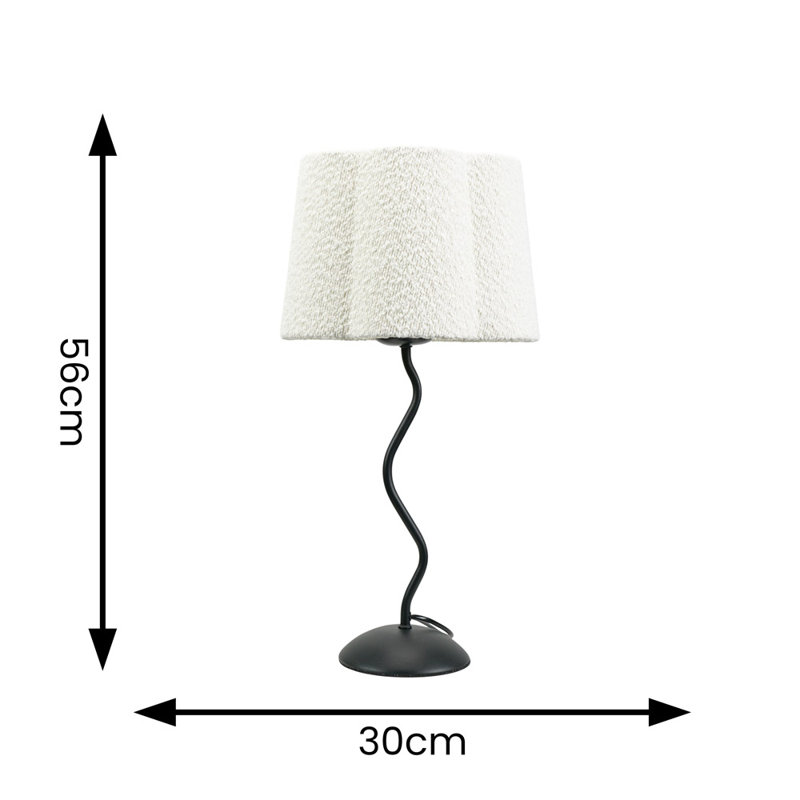 Rozellia Metal Table Lamp, Pink, No