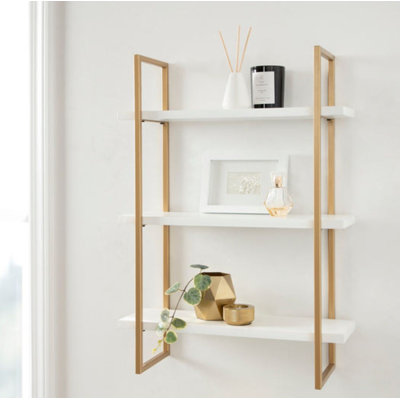 Netta 3 Piece Metal Accent Shelf