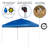 Lennon 10'x10' Weather Resistant Easy Pop Up Event Straight Leg Instant Canopy Tent-54650983