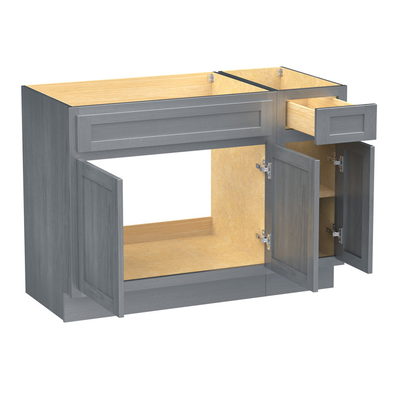42 base de meuble-lavabo simple seulement, Argent