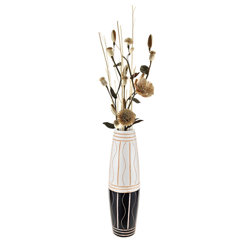 Handmade Wood Table Vase