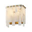 Applique murale 2 lumières encastrée en acier-949008707