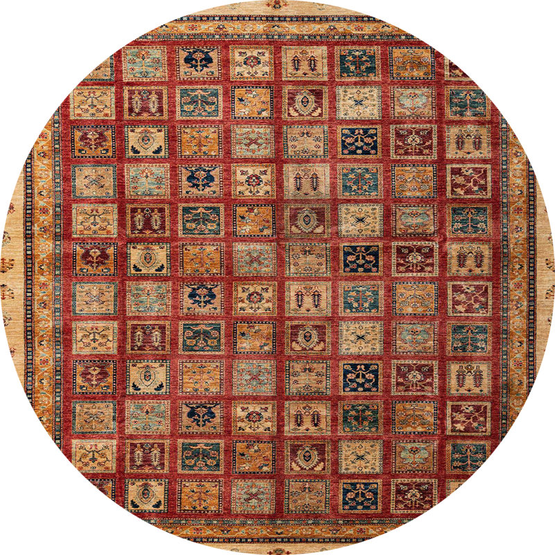 Tapis abstrait 4194, Rond 6 pi