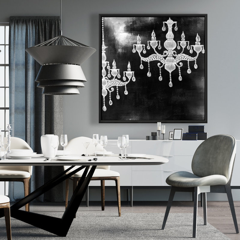 " White Chandeliers "