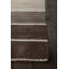 Tapis rayé en laine noué à la main Roxanne - brun / gris-24387605