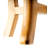 11'' W Wood Shower Bench