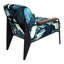 Fauteuil en velours de 32,3 po Amirya